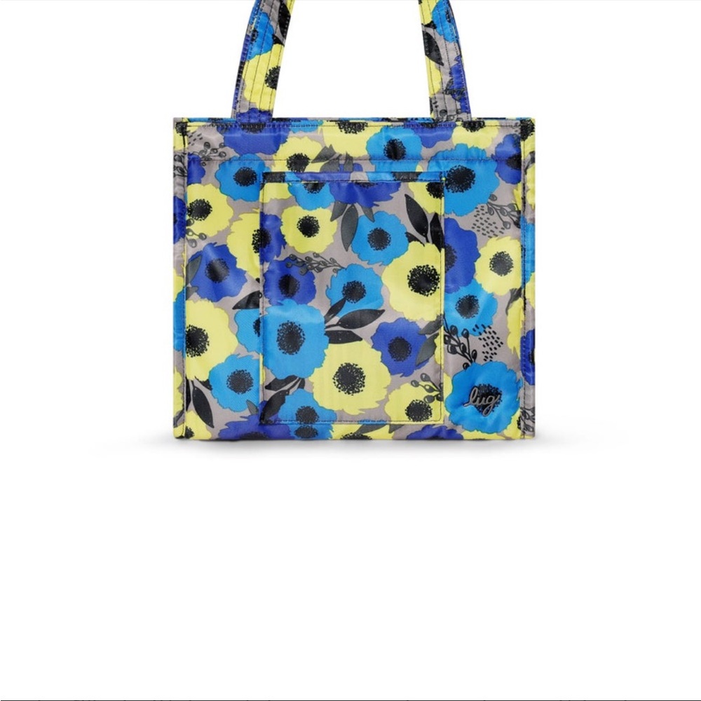 NWT Lug Pulley Tote in Peony Blue 💙💛 - Picture 5 of 6